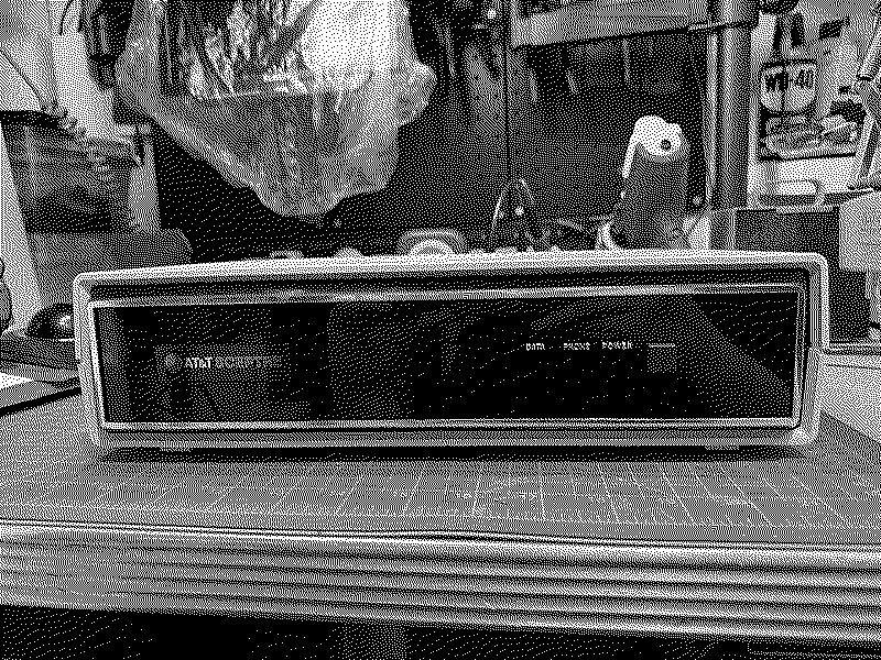 An AT&T Sceptre from the front.