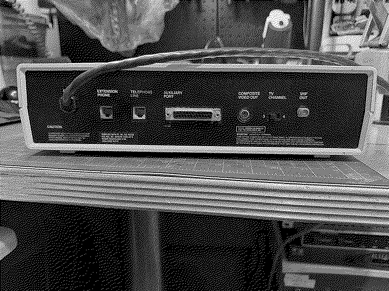 An AT&T Sceptre rear ports.