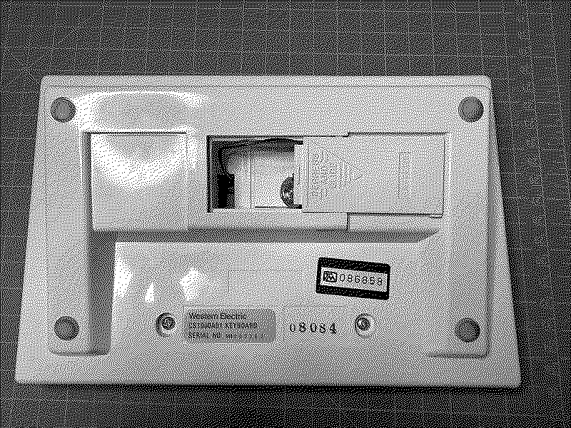 The back of an AT&T Sceptre's keyboard.