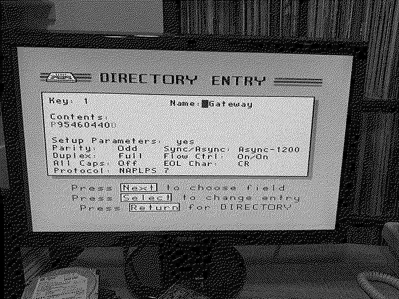 Any existing connection set up for the Gateway service.